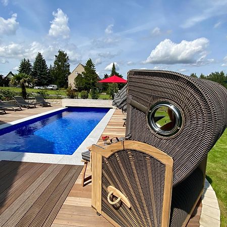 Landhaus Waltersdorf - Pool & Wellness باد سشاندو المظهر الخارجي الصورة